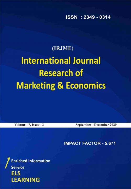 International Research Journal Of Marketing And Economics